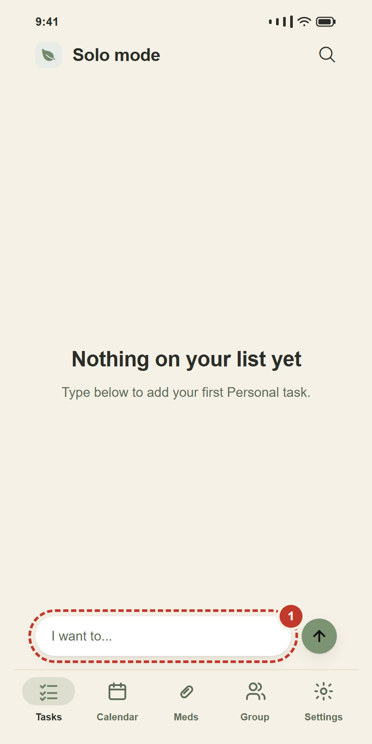 An empty list. Nothing is wrong.